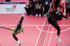 Siasat jitu sepak takraw putri DKI  berbuah medali emas PON Papua