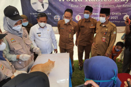Sebanyak  1.697 hewan penular rabies di Banten telah divaksinasi rabies