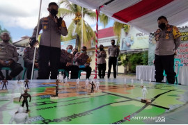 Polresta Mataram menggelar latihan parsial pengamanan WSBK 2021