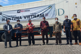 Kemendag lepas ekspor 27 ton ikan tuna sirip kuning ke Vietnam