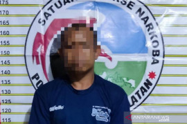 Warga Baluti HSS diamankan polisi karena tindak pidana narkotika