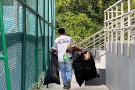 620 relawan kebersihan klaster Jayapura dikerahkan