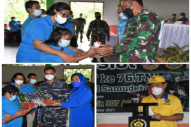 Sambut HUT TNI ke-76, Korem 023/KS bersama Lion Club Indonesia berikan bantuan kepada disabilitas
