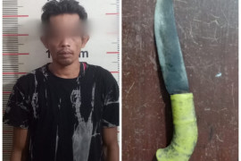 Polsek Besitang Langkat tangkap pelaku penganiayaan terhadap wanita hamil