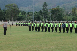 Ka Ops Deraku Cartenz pimpin apel pengamanan pembukaan PON XX Papua
