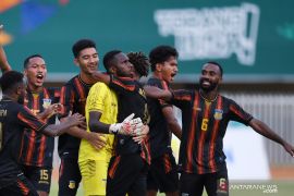 PON Papua - Perjalanan Papua dan Kaltim ke semifinal sepak bola putra