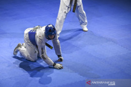 Final Taekwondo Putra 47 Kg Sumbar lawan  Jawa Barat  Pada PON Papua