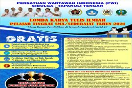 Dinas Pendidikan Sumut sambut baik lomba karya tulis ilmiah PWI Sibolga-Tapteng