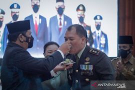 Forkopimda Tabagsel peringati HUT TNI ke 76 di Kodim 0212/TS