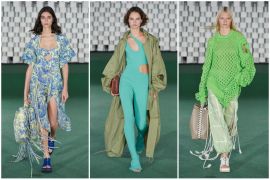 Jamur-jamur dalam rancangan busana Stella McCartney