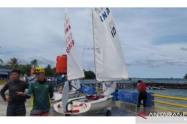 PON Papua - Medali pertama Kaltara diraih dari cabor layar