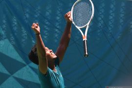 Petenis Papua Barat Althaf tekuk David Agung  menuju final