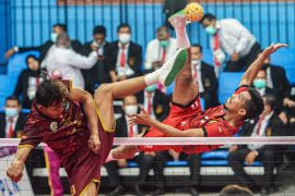 Hasil pertandingan sepak takraw quadrant putra PON Papua