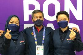 PON Papua - Kekompakan kunci Amanda/Annita rebut emas biliar perdana Jabar PON XX