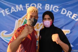 PON Papua - pesilat suami istri kompak sebut penyelenggaraan PON bagus