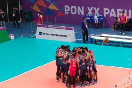 Jateng rebut medali perunggu voli putra usai hajar Papua Barat 3-0