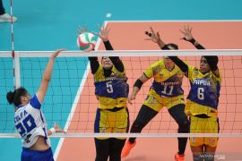 Voli putri DKI Jakarta bawa pulang perunggu usai bungkam tuan rumah