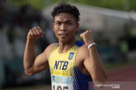 Lalu Muhammad Zohri sumbang emas lari 200 meter putra bagi NTB