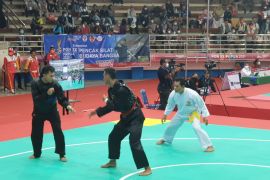 PON Papua - Iqbal Candra sumbang emas pertama silat Kaltim