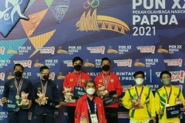 PON XX Papua - Kempo Sulsel raih emas embu berpasangan putra