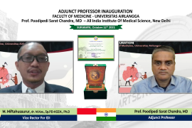 FK Unair beri penghargaan Guru Besar Mitra pada ahli bedah saraf asal India