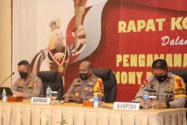 Kapolda Papua pimpin rapat koordinasi pengamanan penutupan PON XX