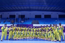 PON Papua -  Manajer Kaltim puas raih satu medali emas bola tangan