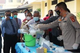 Polda Sumsel musnahkan 3,1 Kg sabu milik  empat pengedar