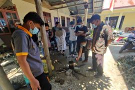 Mahasiswa KKD UMGo produksi sampah plastik jadi paving block