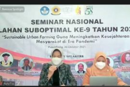 Seminar pertanian urban PUR-PLSO Unsri  diminati 17 provinsi