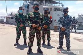 KRI Badau amankan perairan Kalsel saat kunjungan Presiden Jokowi
