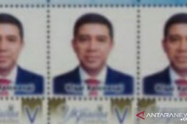 Diluncurkan di Kyiv, prangko bergambar wajah Dubes RI untuk Ukraina