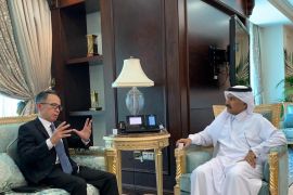 Wamenlu jajaki kerja sama lembaga investasi Indonesia dan Qatar