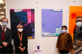 Dua pelukis Indonesia pamerkan karya di Fortezza da Basso Firenze Italia