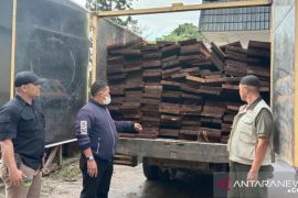 KLHK dan Korem 031/WB amankan kayu ilegal dari Cagar Biosfer Giam Siak Kecil