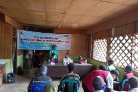 TNI di Boven Digoel hadiri deklarasi kampung stop BABS