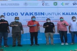 BI Kalbar sasar 1.000 warga untuk mempercepat vaksinasi COVID-19
