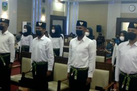 Anggota Paskibraka Jambi dikukuhkan jadi duta Pancasila