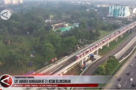 LRT Jabodebek rangkaian ke-31 resmi diluncurkan