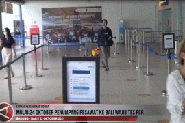 Mulai 24 Oktober penumpang pesawat ke Bali wajib tes PCR