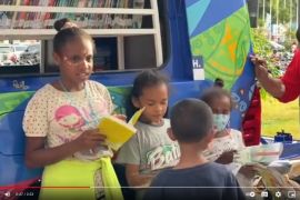 Perpustakaan keliling, tumbuhkan minat baca di PON Papua