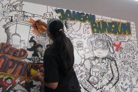 Menjawab tantangan polisi tidak antikritik melalui coretan