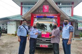 Rutan Lubuk Sikaping terima satu unit Bus Trans Pemasyarakatan bantuan Ditjenpas