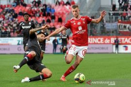 Liga Prancis-Monaco tumbang di markas Brest 0-2