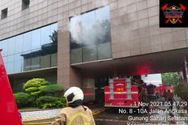 Gedung Basarnas terbakar diduga karena  korsleting listrik