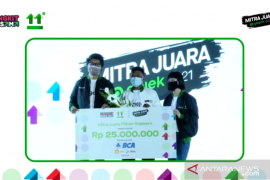 Ubay terima apresiasi dari Gojek lewat "Mitra Juara Gojek 2021"