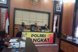 Kapolres Langkat rapat percepatan vaksinasi dan input data