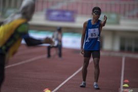 Atlet Jawa Barat raih medali emas di Final lompat jauh T11 Peparnas Papua