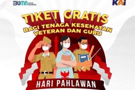 Peringati Hari Pahlawan, KAI Madiun gratiskan tiket bagi guru, nakes dan veteran
