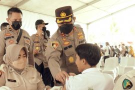 TNI-Polri gelar vaksinasi massal jelang WSBK Mandalika